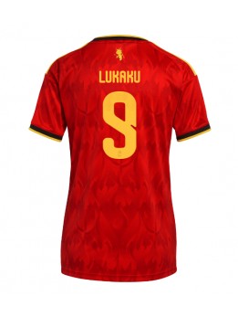 Belgien Romelu Lukaku #9 Replika Hemmakläder Dam VM 2026 Kortärmad
